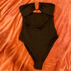 Zara cutout swimsuit